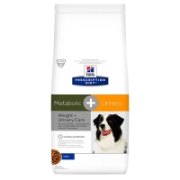 Pachet 2 x Hill's PD Canine Metabolic+Urinary, 12 kg